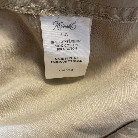 Kismet Khaki Utility Jacket Size Large - Picture 6 of 8